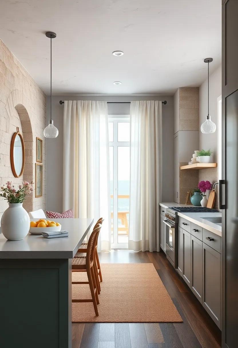 Opt for⁤ Light and Airy Drapes: Choose ‌sheer,⁣ flowing ‍curtains to allow ⁤natural light to filter through, reminiscent of a breezy seaside day