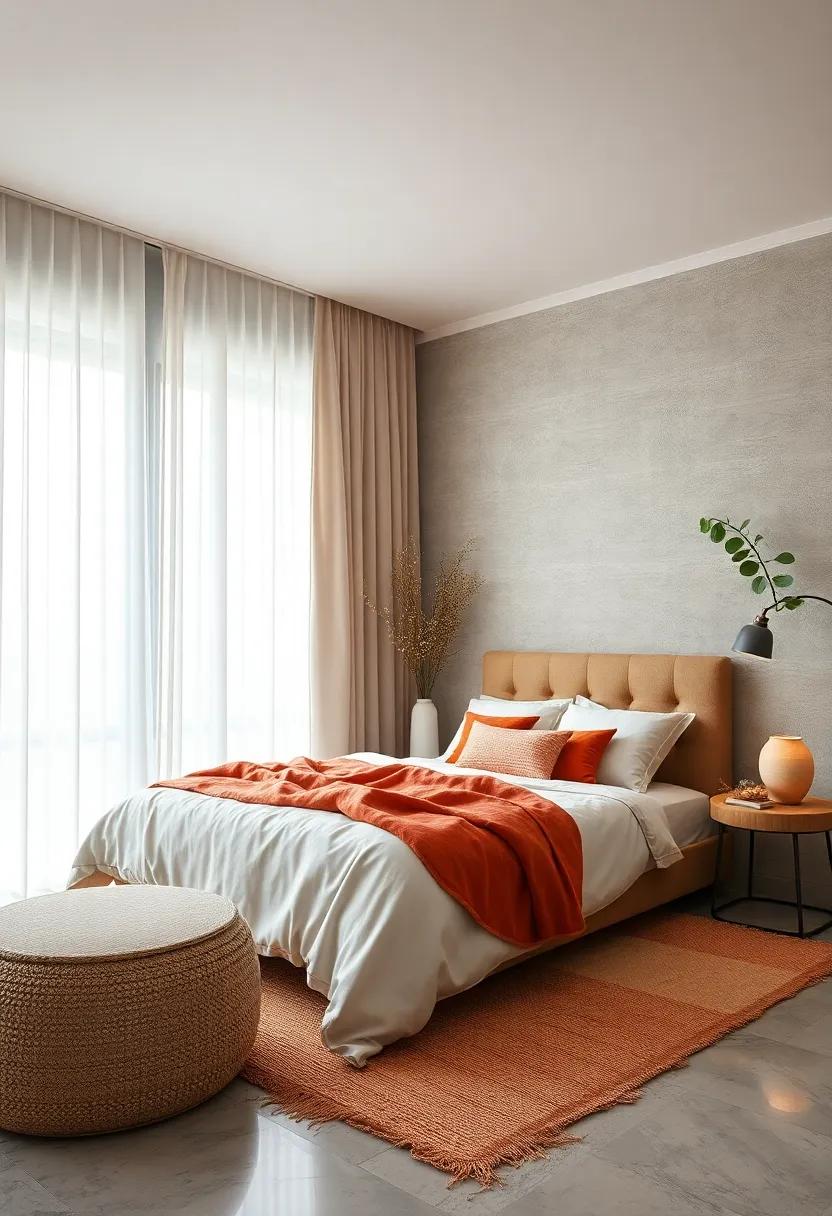 Add layered Window Treatments: Combine sheer curtains with heavier drapes for added privacy and light control