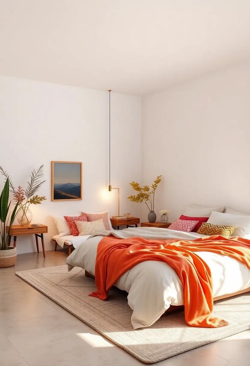 Choose Soft Lighting options: Replace harsh overhead lights with lamps or fairy lights to create a calm, inviting glow