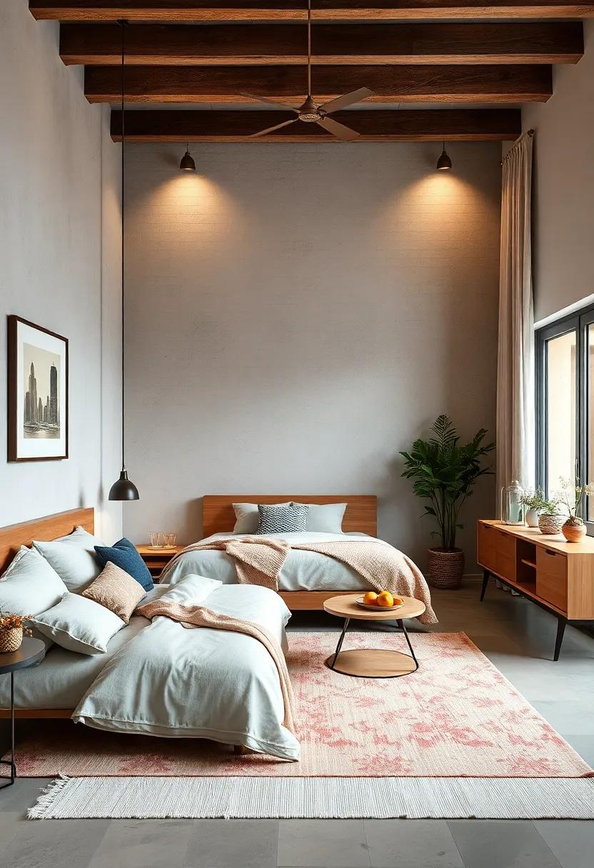 Design a Multi-functional Space: Consider foldable furniture or hidden storage that allows the room to adapt to your needs