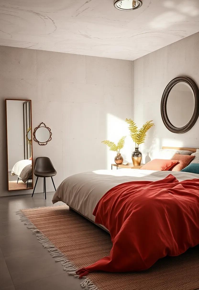 Experiment with Mirrors: Strategically placed mirrors can enhance natural light and make the space feel larger