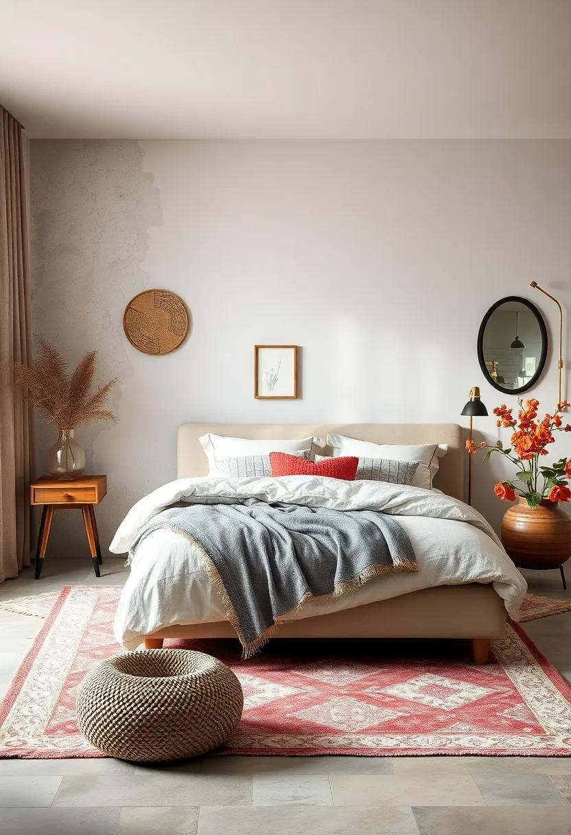 Integrate Vintage Finds: Scour flea markets for vintage decor pieces that add character and charm to your room