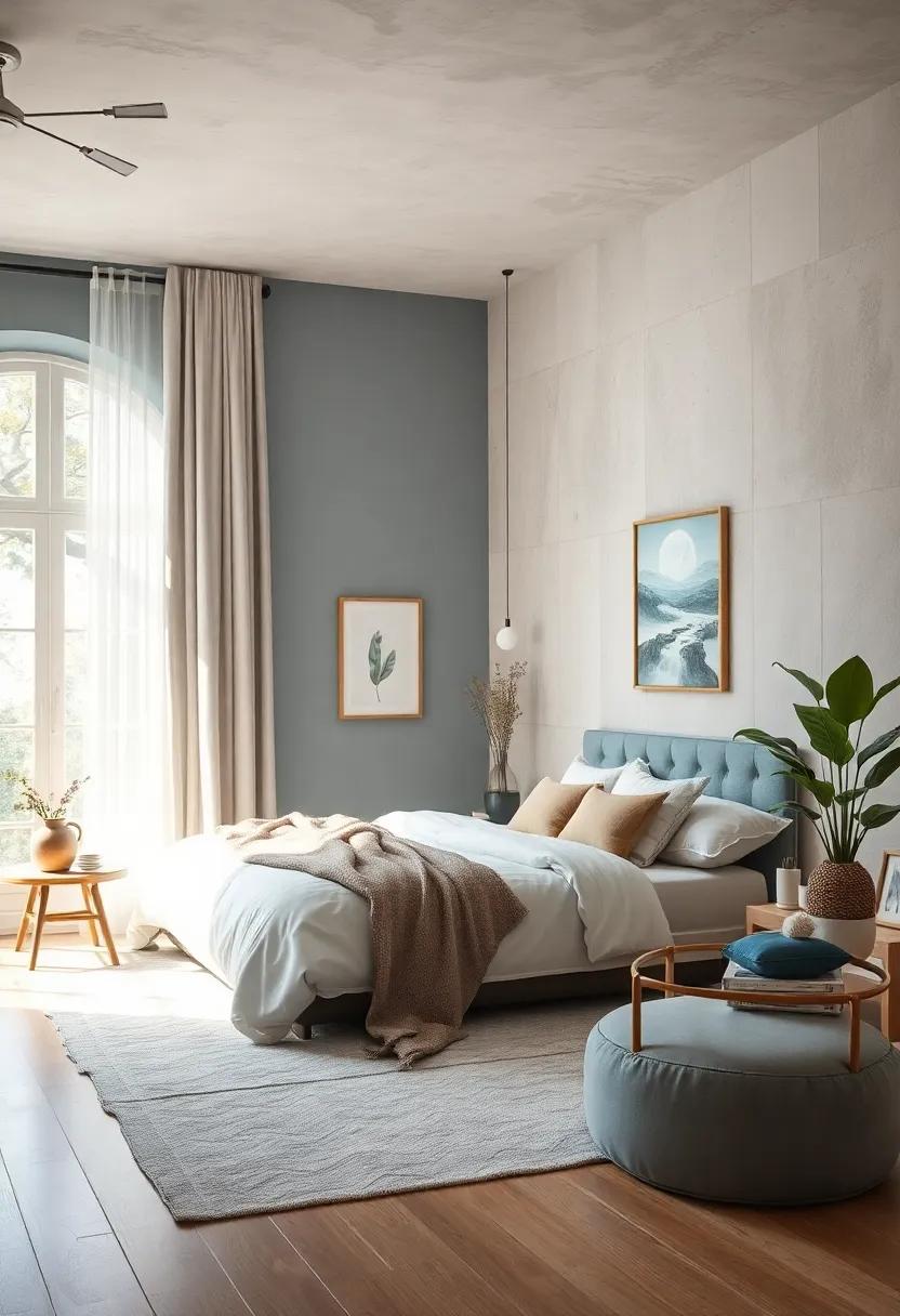 Use a Soft Color Palette: Paint the walls in soothing hues,like soft blues or gentle creams,to create a tranquil environment