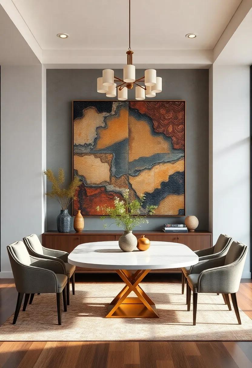 Mixed Media Art: Combine different materials such as wood, metal, and fabric in your wall art for a dynamic and​ intriguing⁢ aesthetic