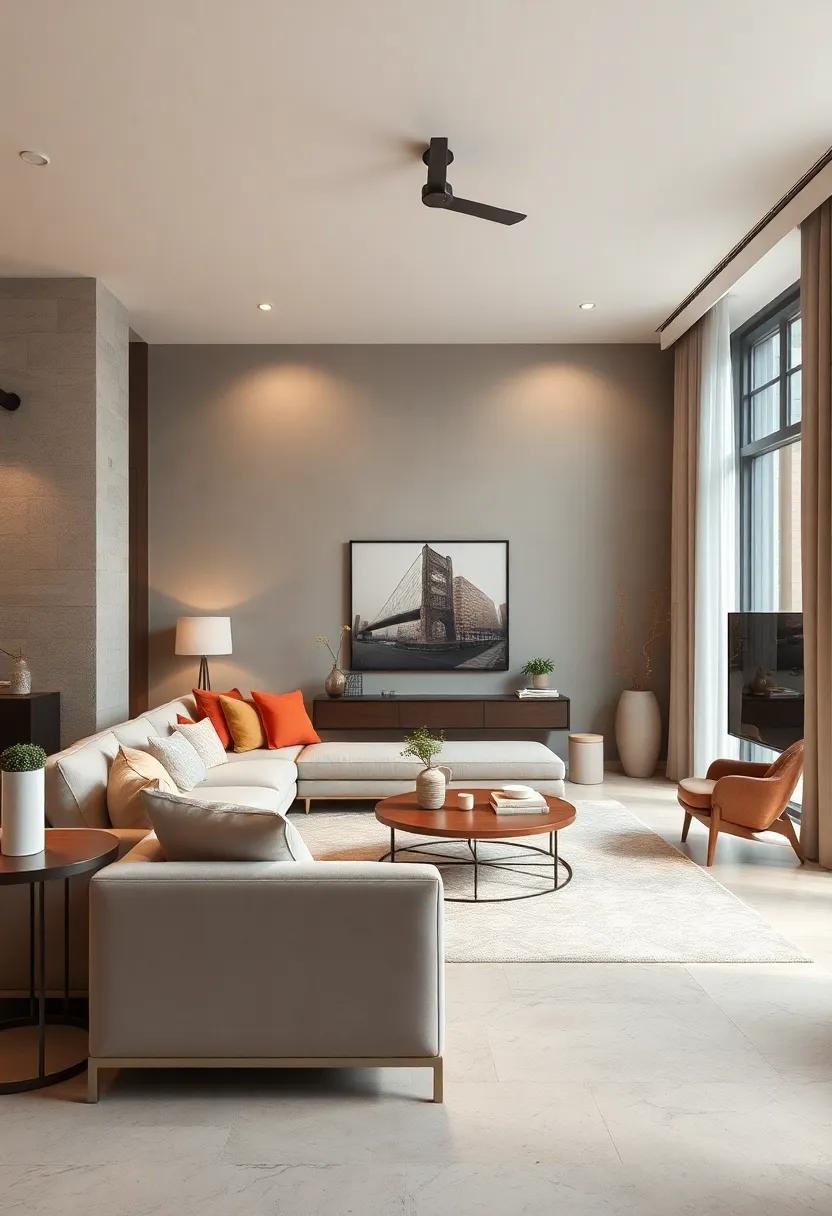 Keep wall⁢ designs simple with a fresh ⁢coat of paint or textured ‌finishes ​that enhance the space without⁣ drawing attention away from the ​furniture