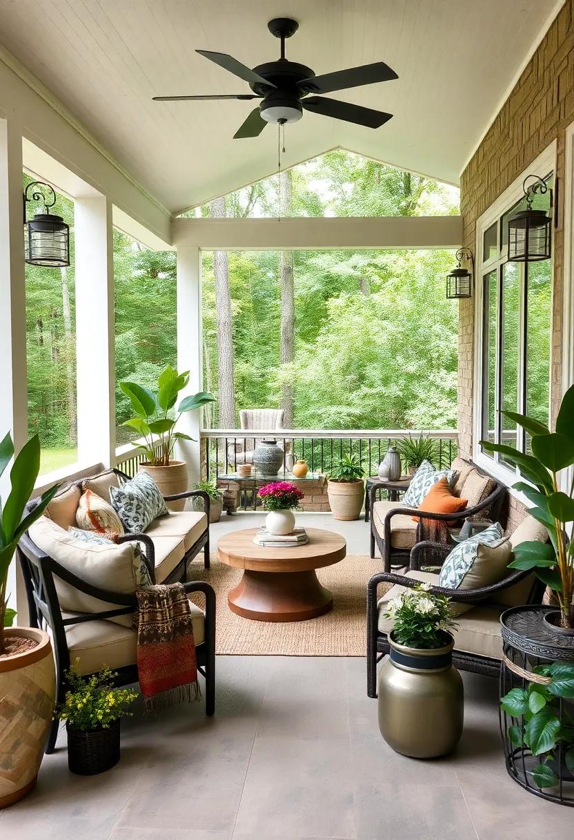 Choose Earthy Color Palettes:⁤ Select earthy tones like greens, ⁢browns, ‍and muted blues for ⁤your​ furniture and decor to create⁤ a serene,‍ natural vibe