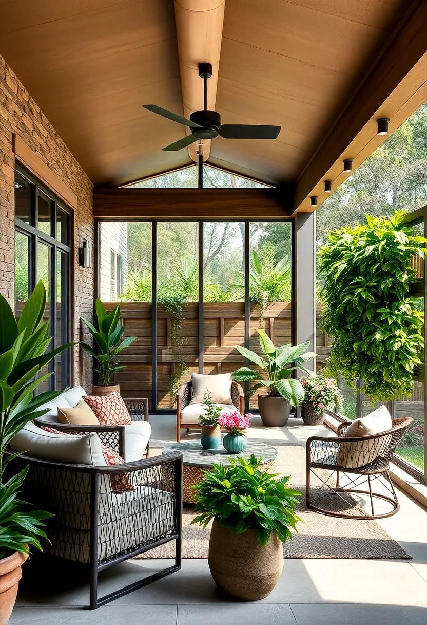 Hang a⁤ Vertical Garden: Install a vertical garden⁤ or living wall to showcase a variety​ of plants, ⁢adding greenery without taking up floor space