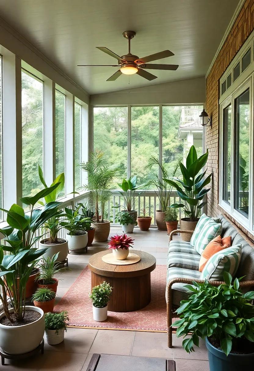 Incorporate potted Plants: Add⁢ a​ variety of potted plants to bring greenery indoors, enhancing air quality and adding ⁣color to your décor