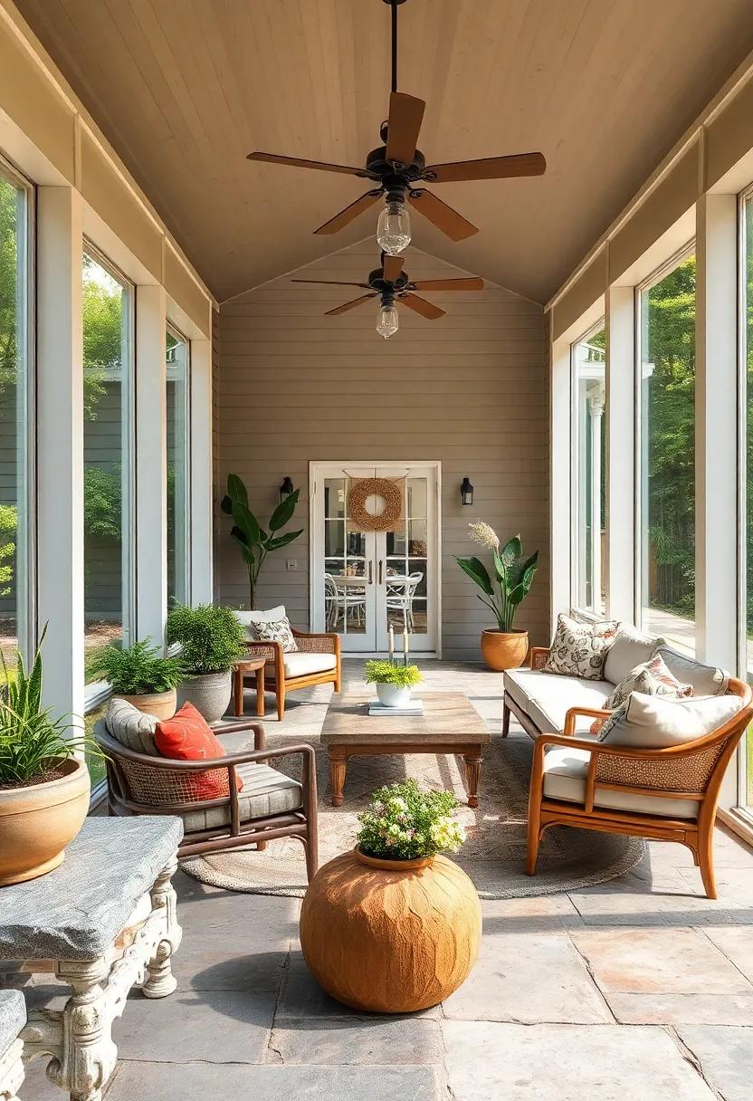 Use Natural Stone Flooring: ⁢Choose natural‌ stone flooring for a rustic touch⁢ that's ​both ‍durable and visually⁣ appealing