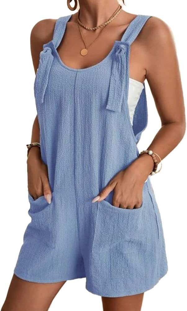 IDEALSANXUN Women Casual Cute Overalls Shorts – how we wear