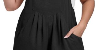 OLRIK Women Plus Size Romper, how we styled it for errands