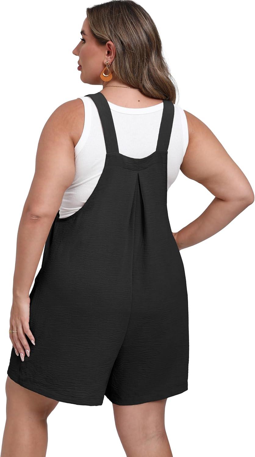 OLRIK Women Plus Size Romper, how we styled it for errands