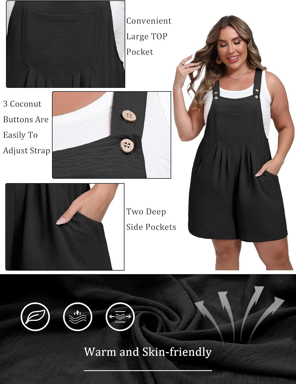 OLRIK Women Plus size Romper, how we styled it for errands