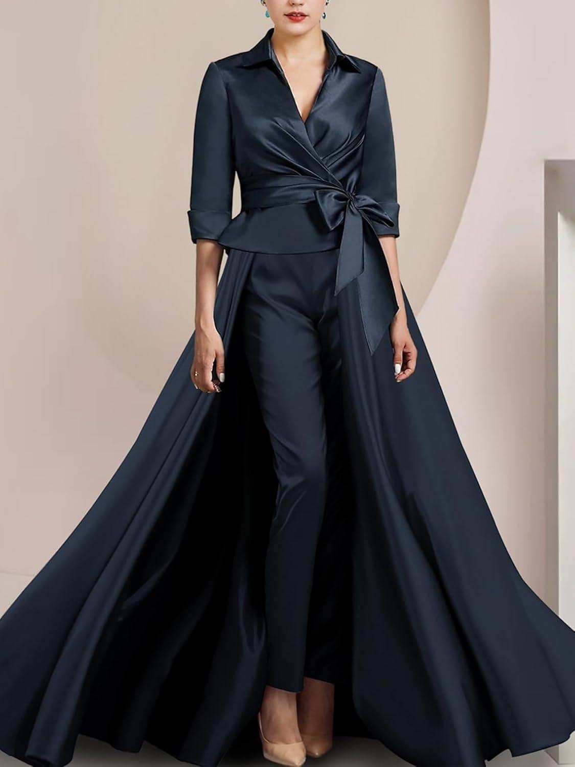 JazzyJewl Jumpsuit Mother of the Bride dress - how ⁢we styled