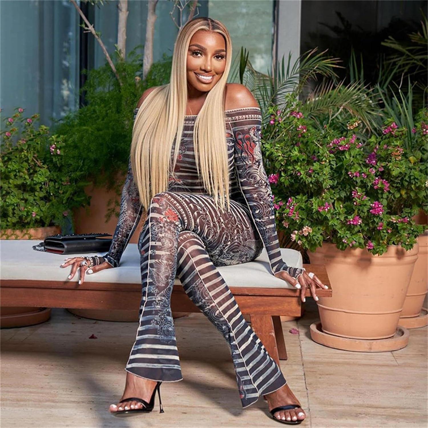 Ksotutm Sexy Club Outfits for Women Mesh Print Set we tested