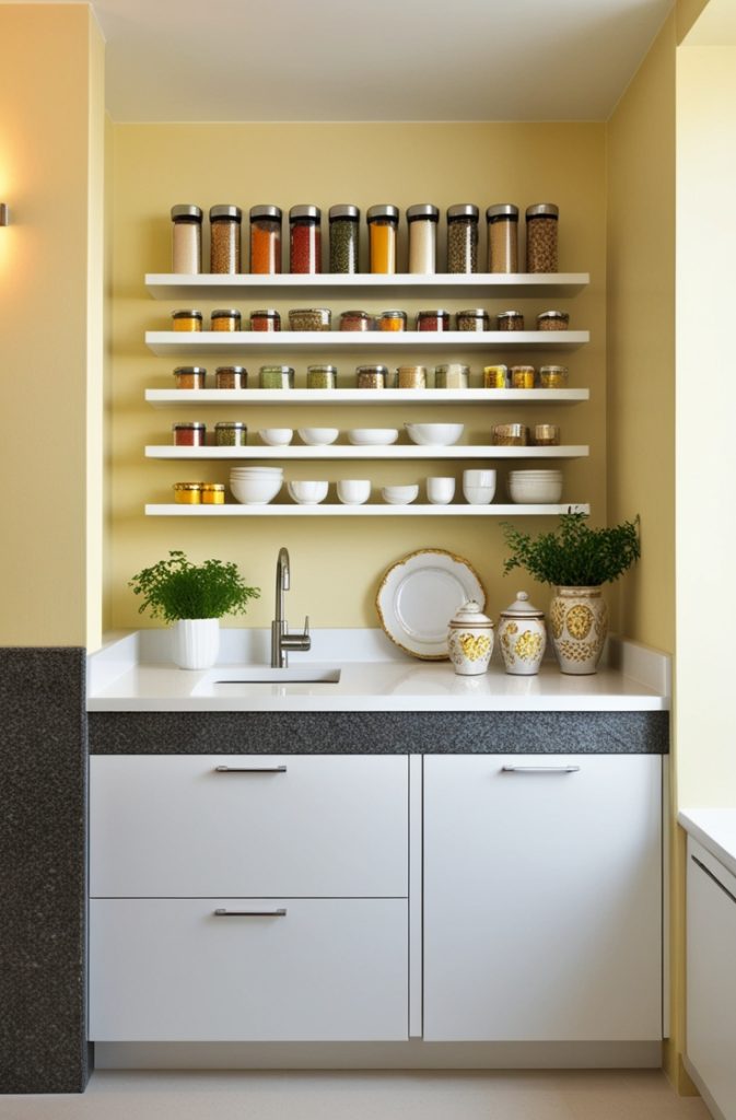 Vertical Wall Shelves