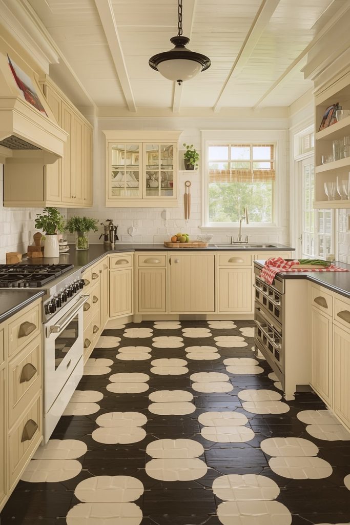 Checkerboard and Vinyl Flooring