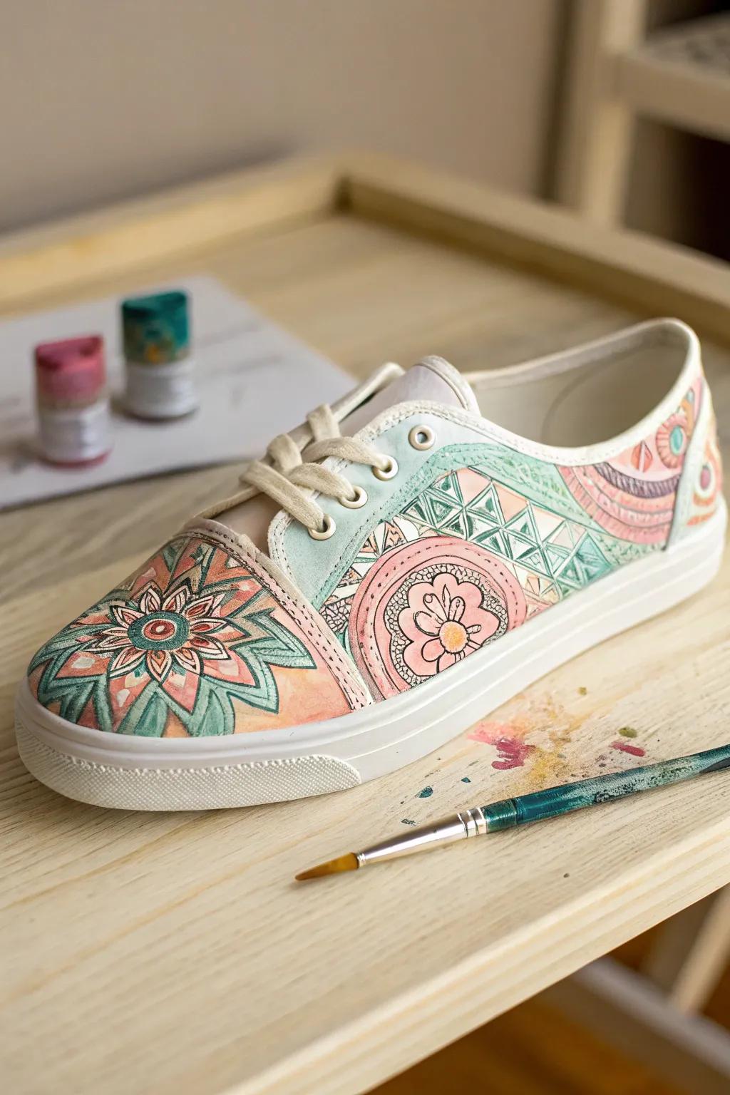 Step into art: Let your shoes tell your story with personalized hand-painted designs.