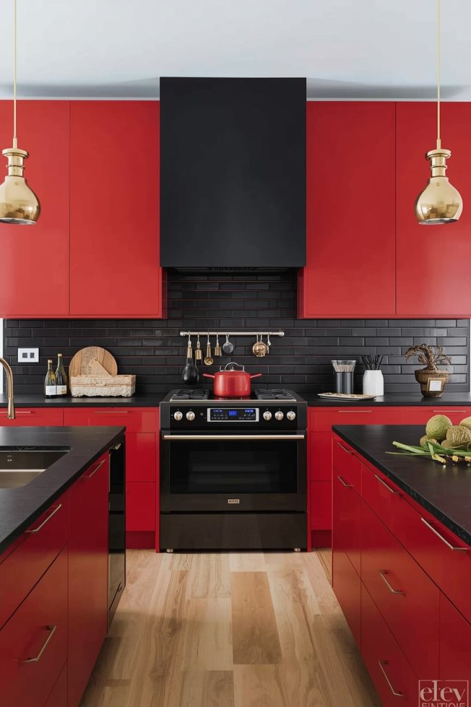 Small Red Kitchen Ideas for Compact Spaces
