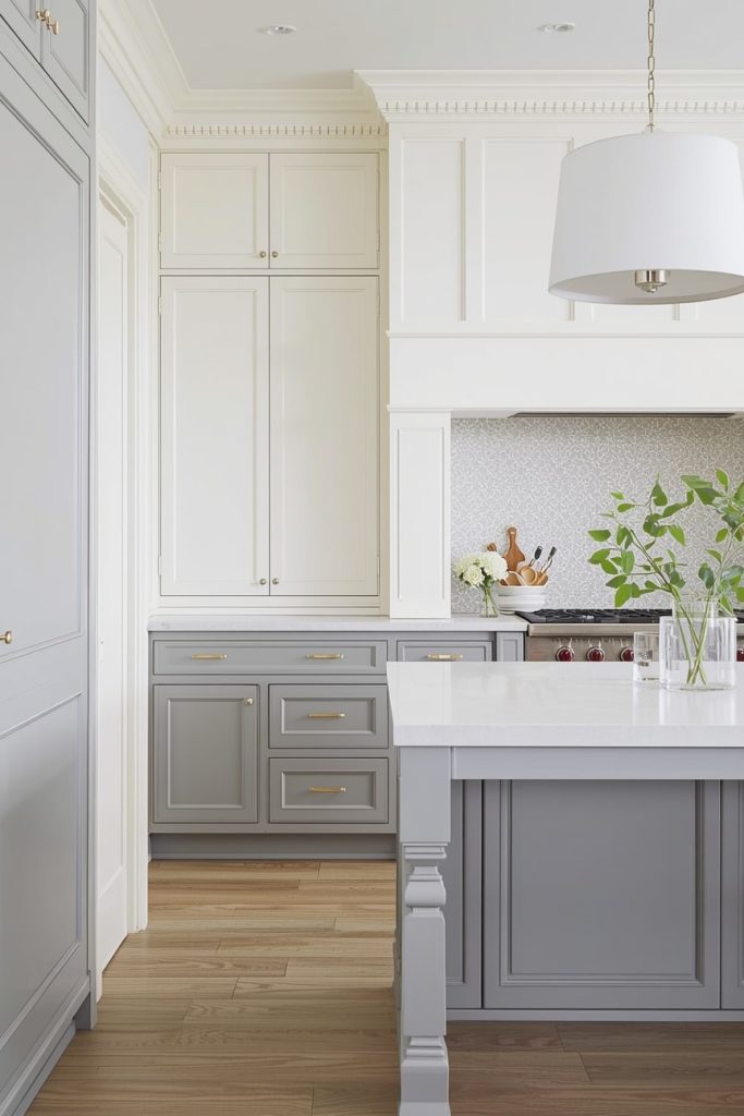 Finishing Touches That Pull Grey and Cream Kitchens Together