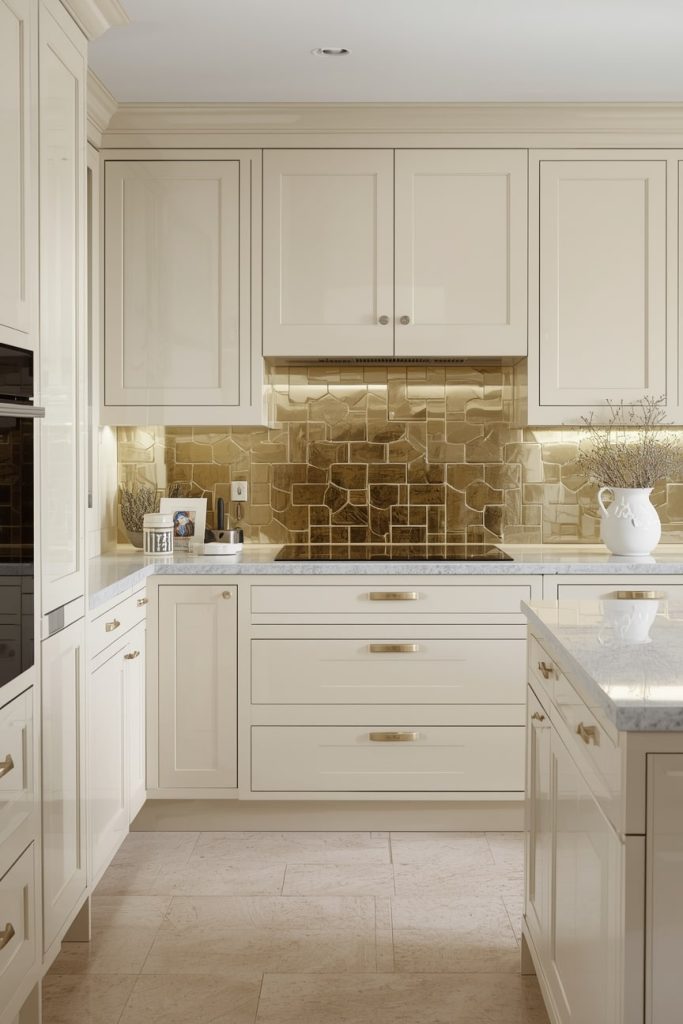 Cream Gloss Kitchen Ideas