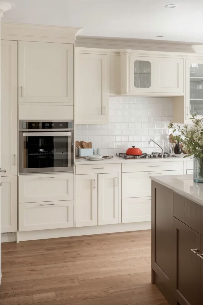 Two-Tone Cream Kitchen Ideas