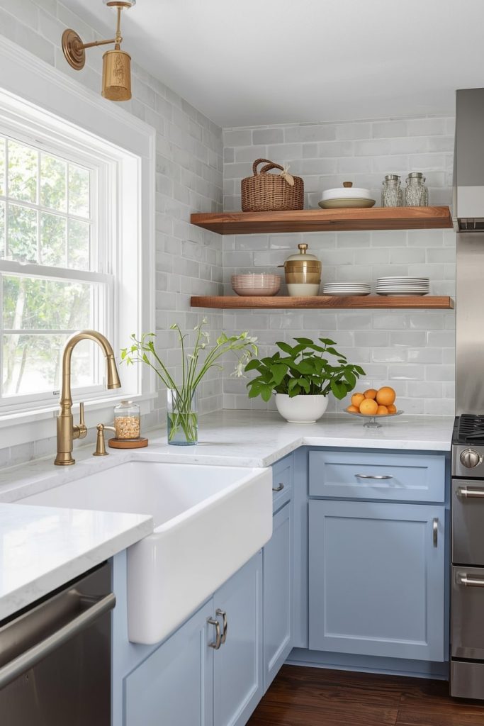 Modern Blue Country Kitchen Blend