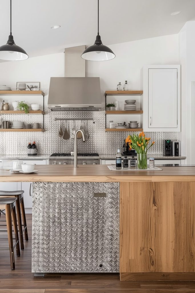 Stone or Marble Back Panel for Luxurious Appeal