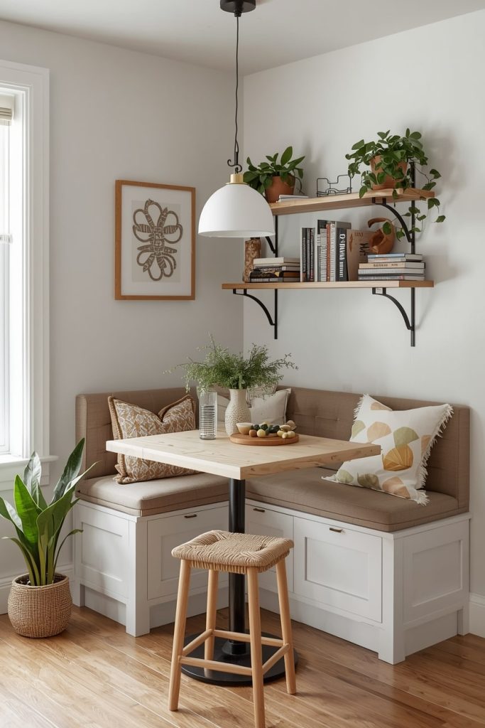 Create a Cozy Corner Nook With Bar Seating