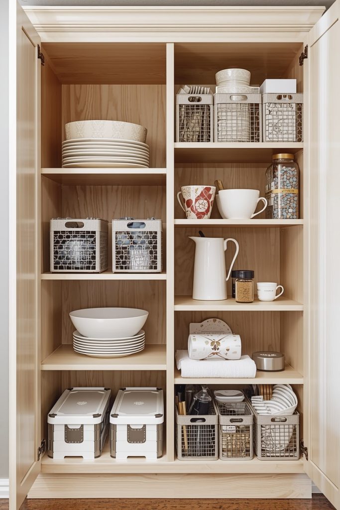 Maximize Cabinet Space with Vertical Organizers