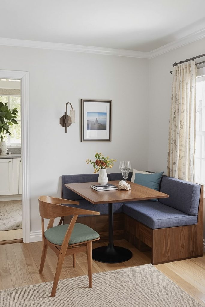 Floating Table Nook for Airy Spaces