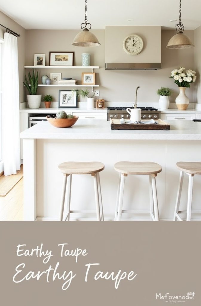 Earthy Taupe for a Subtle Backdrop