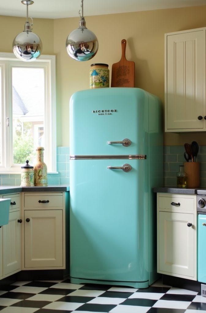 Turquoise Appliances for Retro Flair