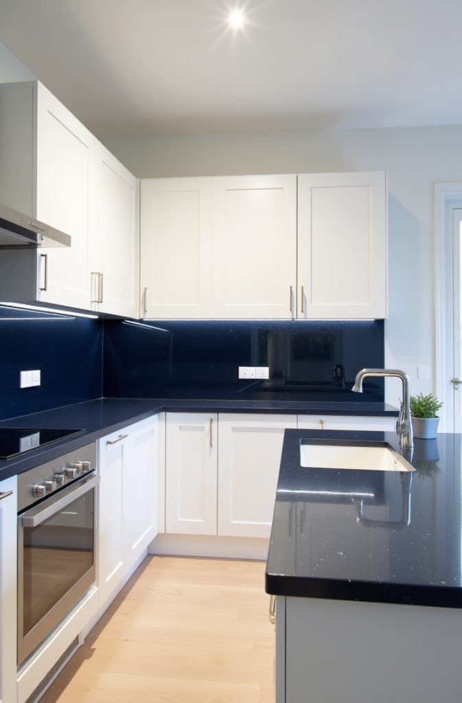 Navy Blue Countertops