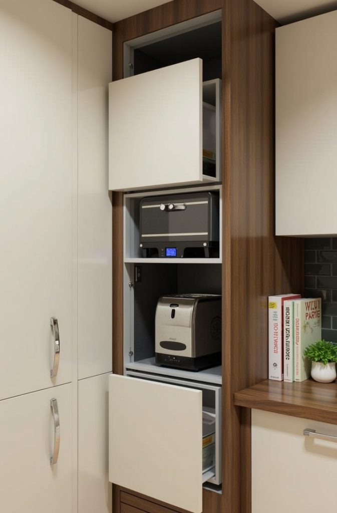 Corner Appliance Garage