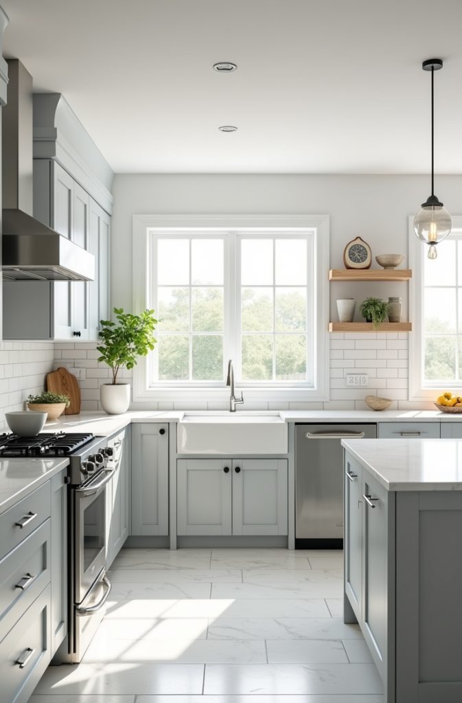 Grey and White Harmony