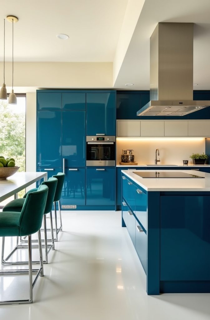 Color-Pop Open Kitchen