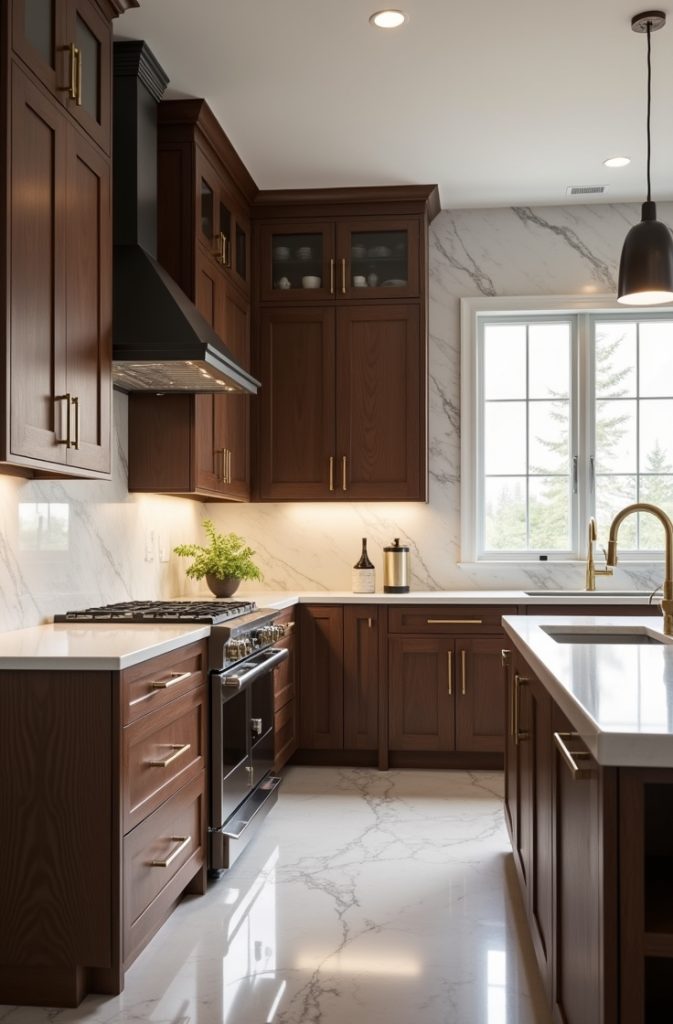 Mixed Material Kitchen Textures