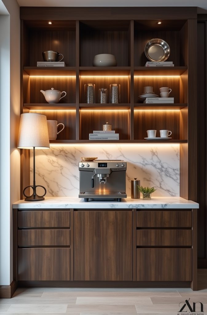 Built-In Coffee Station