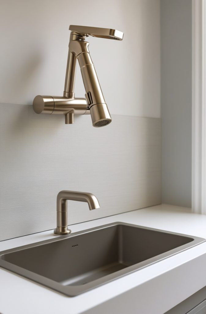 Wall-Mounted Folding Faucet