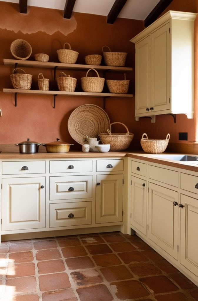 Beige + Terracotta: Warmth for Cold Kitchens