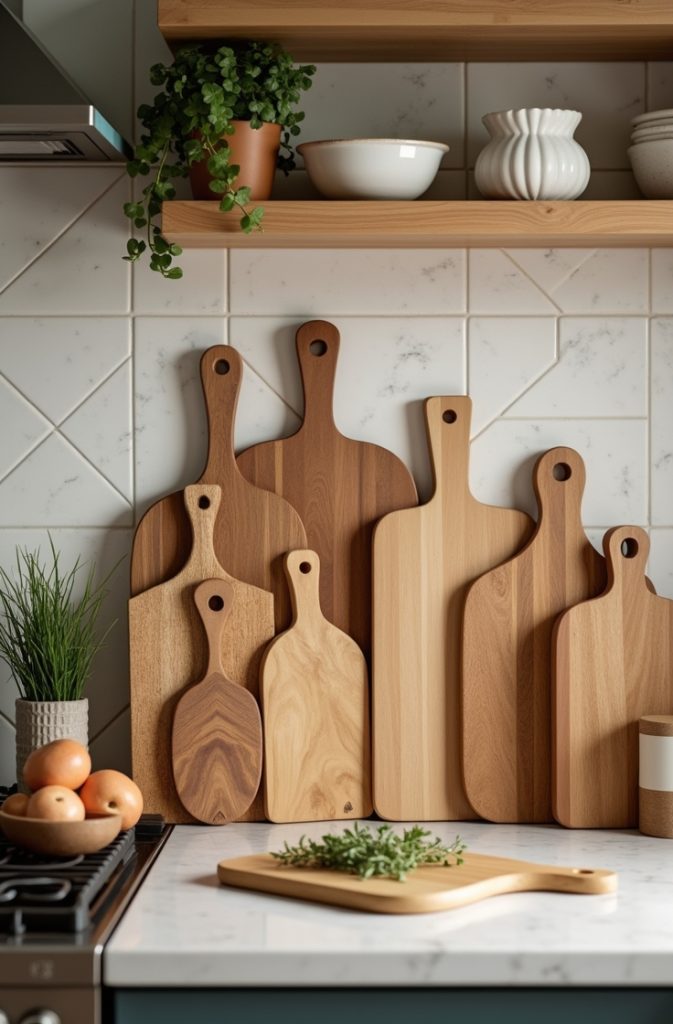 Wooden Cutting Boards for Warmth