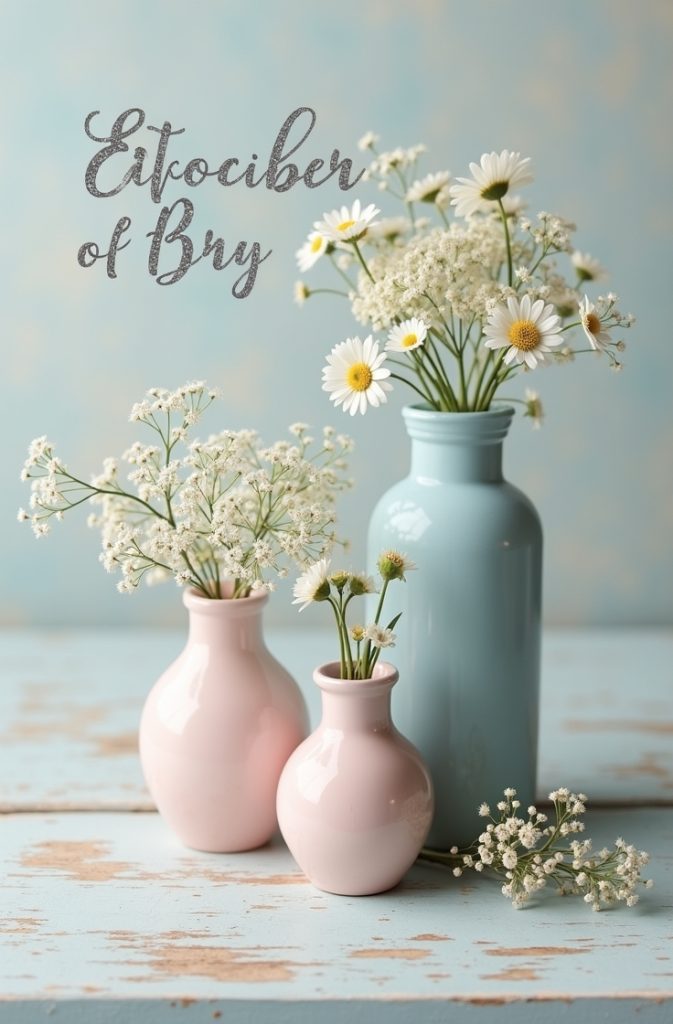 Mini Decorative Vases for Florals