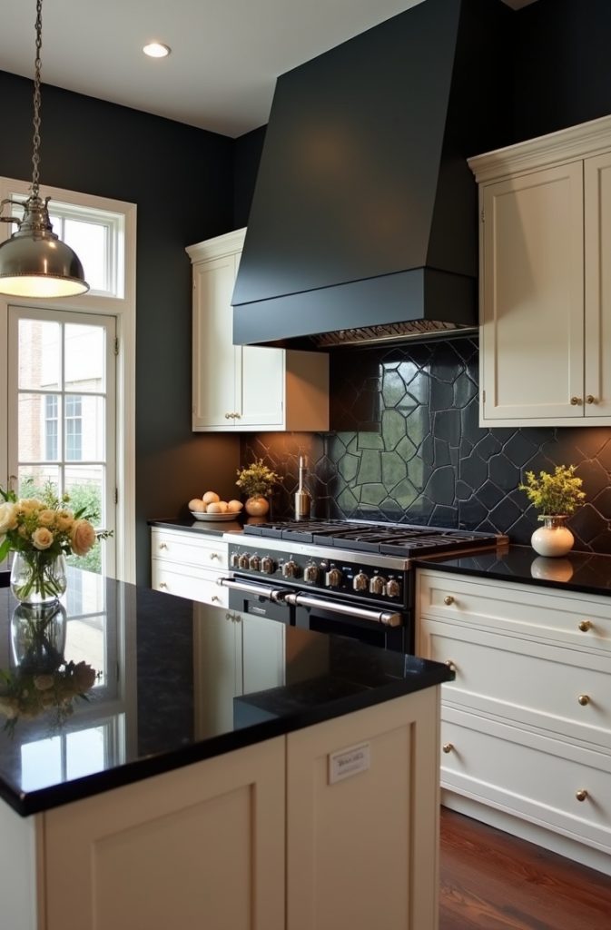 Dark Marble Countertops