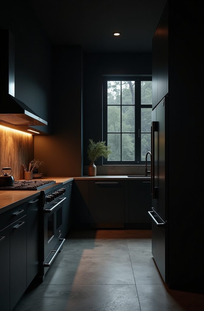 Rich Green or Blue Cabinets