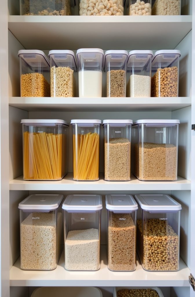 Clear Containers for Dry Goods