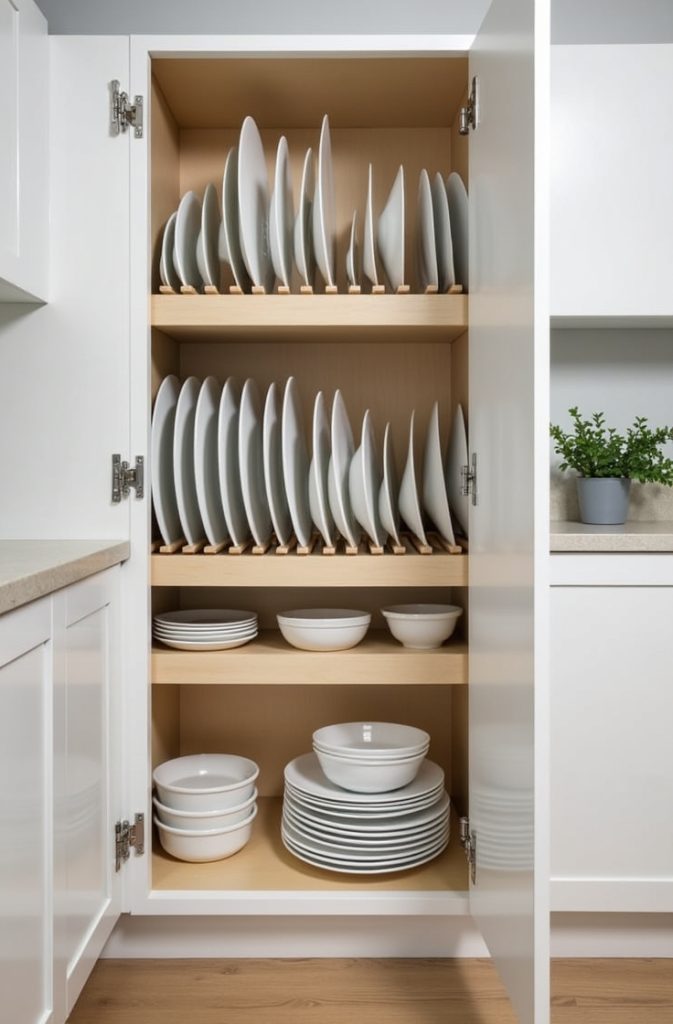 Vertical Dish Storage