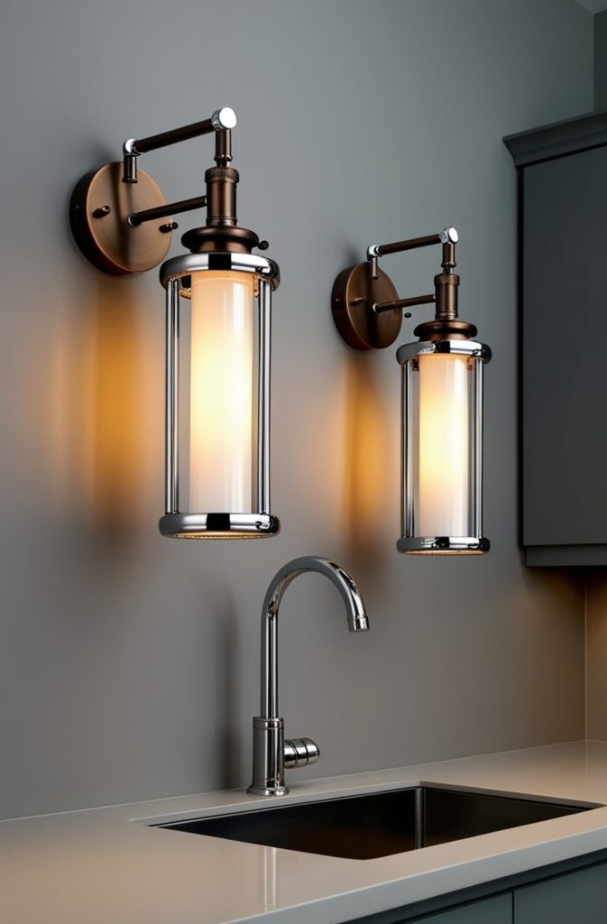 Industrial-Style Sconces