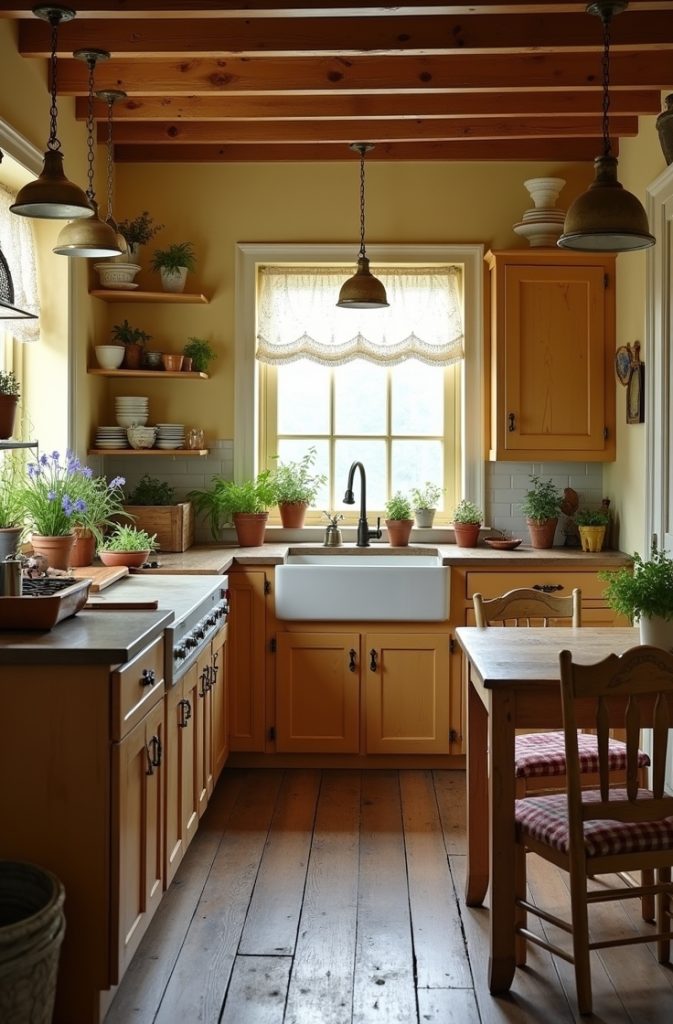 Cozy Farmhouse Kitchen