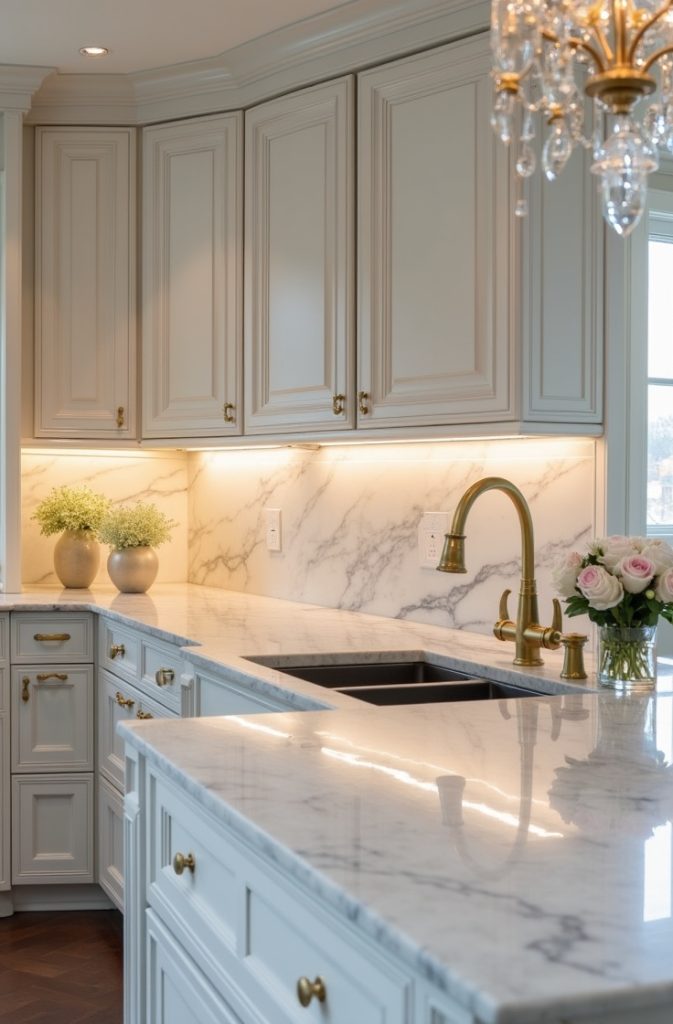 Luxurious Marble Kitchen